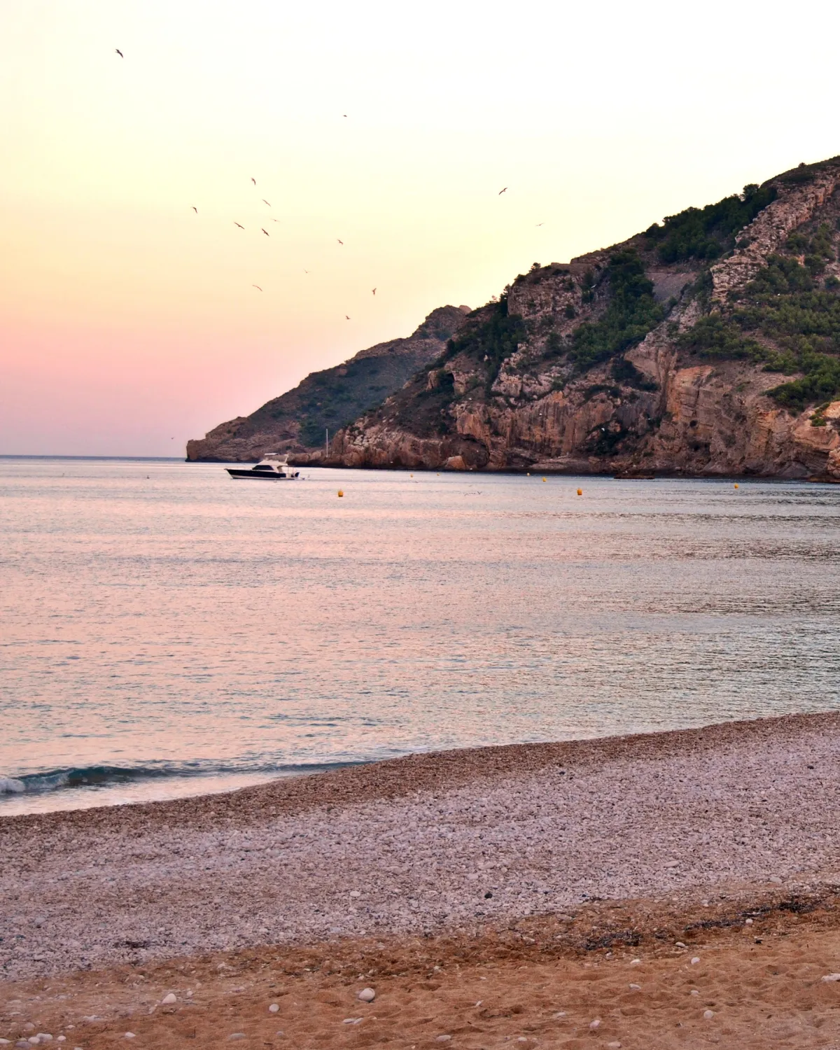 Playa del Albir con bandera azul
