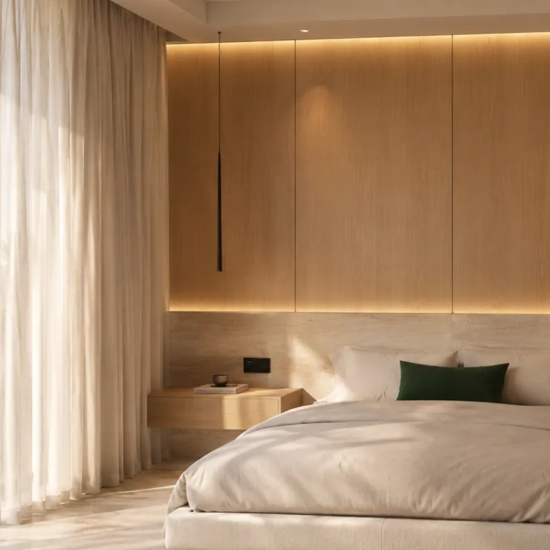 Salón de una residencia AQUA